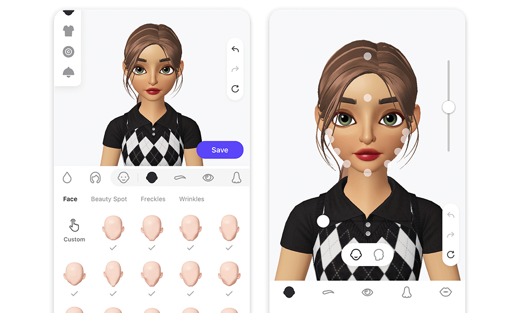 Hide and Show ZEPETO Character Appearance